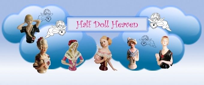 Hi,     Welcome to my web site.      My name is Marie Findley.    I make porcelain half dolls to order.     I have been making porcelain dolls including half dolls since 1990.
 
I have been the doll maker making reproduction porcelain half dolls for Bellebambole dolls and other retail outlets.
 
Photos on this site are samples of my work. All dolls can be painted any colour to order.  Pictures are examples.

ALL PRICES ARE IN AUSTRALIAN DOLLARS.  POSTAGE IS EXTRA.

Doll skirt patterns for most half dolls are available from bellebambolledolls@gmail.com and Anlaby Designs at mariemessmer.net

Cross stitch patterns are available from Giulia at www.puntiantichi.com 

I can also supply soft fired dolls ( Australia only ) or bisque dolls if required.
 
Payments can be by direct deposit ( Australia only ) or Paypal.



